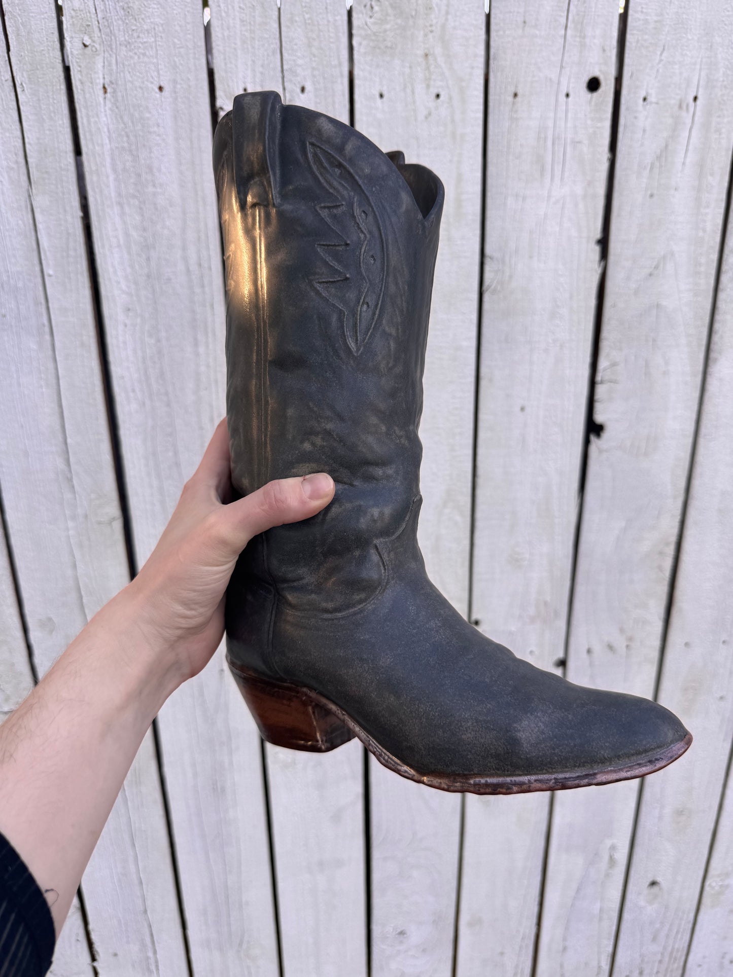 Cowboy Boot Vase
