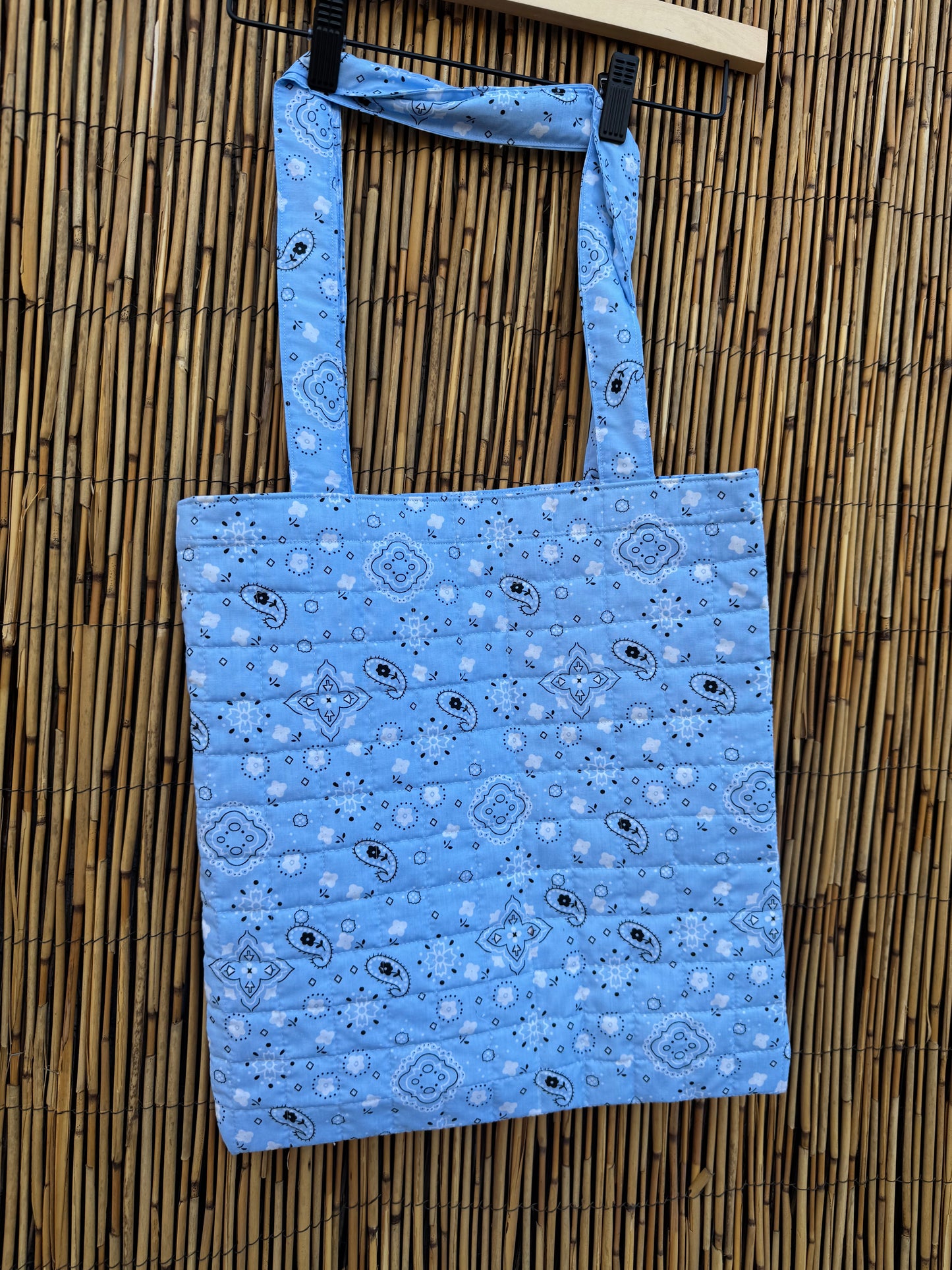 Quilted Paisley Tote