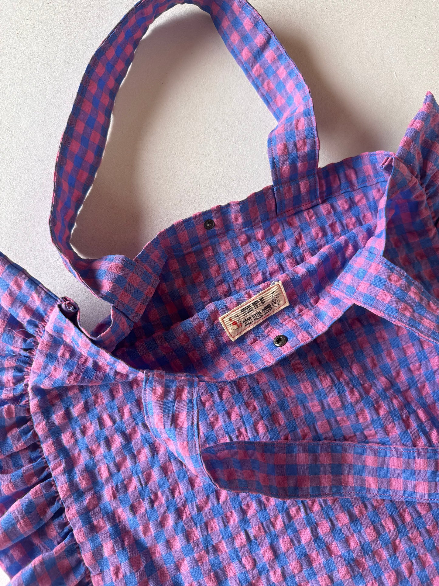 Ruffle Tote Bag