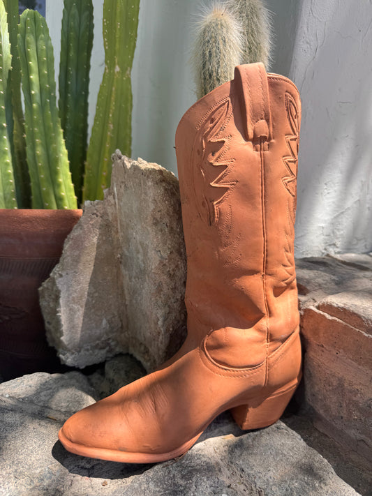 Cowboy Boot Terra Cotta Planter