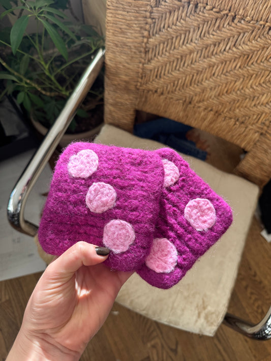 Felted Coasters