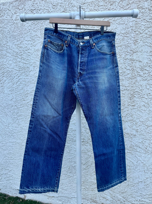 Vintage Levis 501s Drop Hem