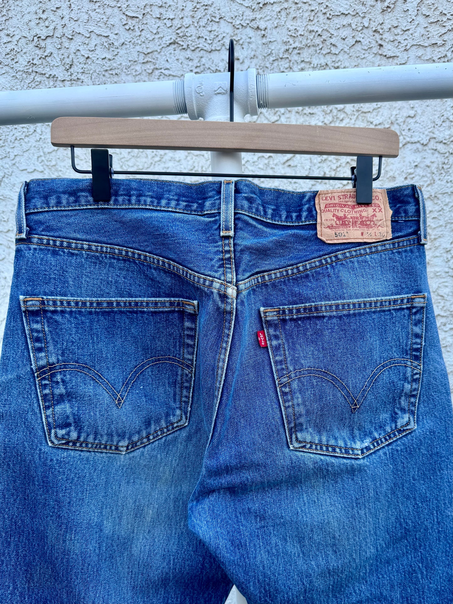 Vintage Levis 501s Drop Hem