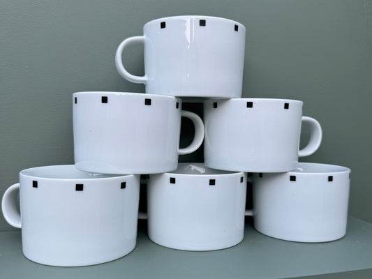 Vintage SASAKI Metropolis Mug Set