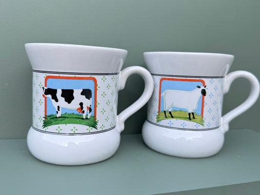 Vintage Farm mugs